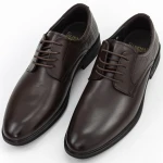 Elegáns férfi cipő 1D0502 Kávé » MeiShoes.ro