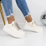Női tornacipő 3WL50 Bézs » MeiShoes.ro