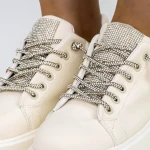 Női tornacipő 3WL50 Bézs » MeiShoes.ro