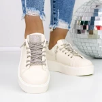 Női tornacipő 3WL50 Bézs » MeiShoes.ro