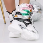Tavaszi-őszi női csizma 69 Fehér » MeiShoes.ro