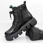 Tavaszi-őszi női csizma 23651-2 Fekete » MeiShoes.ro