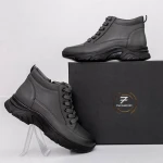 Tavaszi-őszi női csizma M3055 Szürke » MeiShoes.ro