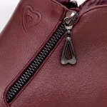 Tavaszi-őszi női csizma M7670 Burgundia » MeiShoes.ro