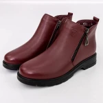 Tavaszi-őszi női csizma M7670 Burgundia » MeiShoes.ro