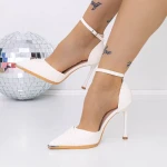 Stiletto cipő 3DC28 Bézs » MeiShoes.ro