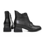 Vastag sarkú bokacsizma K21698-3A Fekete » MeiShoes.ro