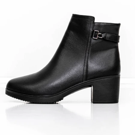 Tavaszi-őszi női csizma 1583-210 Fekete » MeiShoes.ro