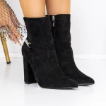 Vastag sarkú bokacsizma 3XKK29 Fekete » MeiShoes.ro