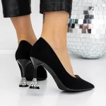 Stiletto cipő 3YXD92 Fekete » MeiShoes.ro