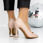 Stiletto cipő 3YXD92 Bézs » MeiShoes.ro