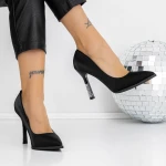 Stiletto cipő 3DC50 Fekete » MeiShoes.ro