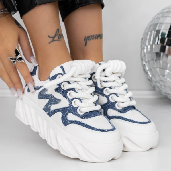 Női tornacipő 3SZ16 Világoskék » MeiShoes.ro