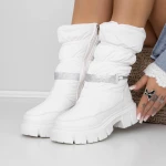 Puha női csizma 3YKQ9 Fehér » MeiShoes.ro