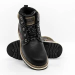 Férfi bakancs AM3749-1 Fekete » MeiShoes.ro