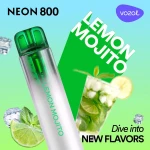 Eldobható elektronikus cigaretta NEON800 LEMON MOJITO » MeiShoes.ro