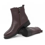 Tavaszi-őszi női csizma 90207-26 Burgundia » MeiShoes.ro