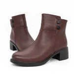 Tavaszi-őszi női csizma 2915Q06 Burgundia » MeiShoes.ro