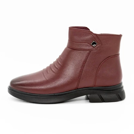 Puha női csizma M2688 Burgundia » MeiShoes.ro