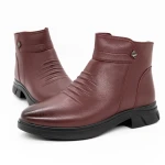 Puha női csizma M2688 Burgundia » MeiShoes.ro