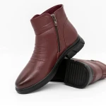 Puha női csizma M2688 Burgundia » MeiShoes.ro