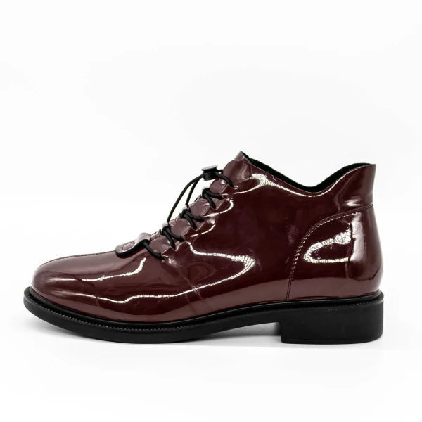 Tavaszi-őszi női csizma 3826G03 Burgundia » MeiShoes.ro