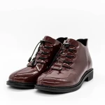 Tavaszi-őszi női csizma 3826G03 Burgundia » MeiShoes.ro