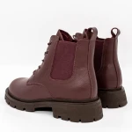 Tavaszi-őszi női csizma 50050 Burgundia » MeiShoes.ro