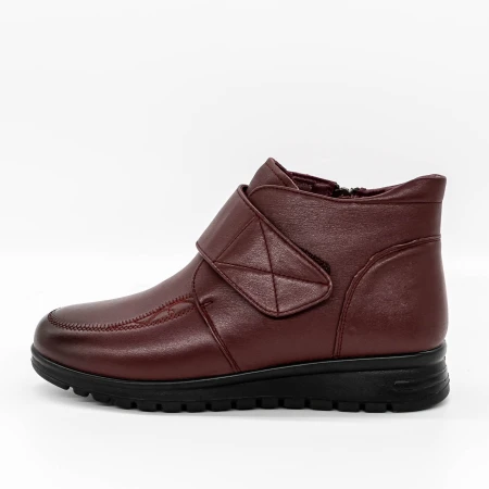 Puha női csizma M029 Burgundia » MeiShoes.ro