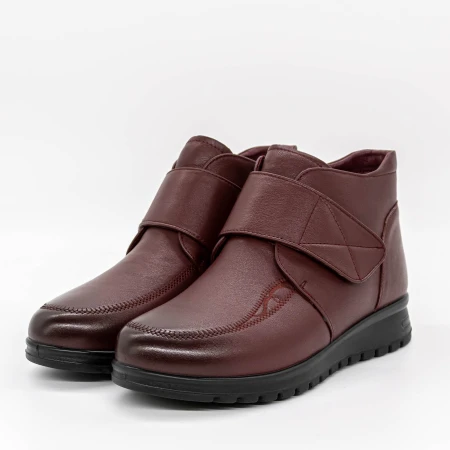 Puha női csizma M029 Burgundia » MeiShoes.ro