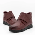 Puha női csizma M029 Burgundia » MeiShoes.ro