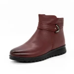 Puha női csizma M021 Burgundia » MeiShoes.ro