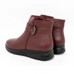 Puha női csizma M021 Burgundia » MeiShoes.ro