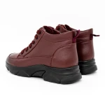 Tavaszi-őszi női csizma M3055 Burgundia » MeiShoes.ro