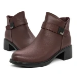 Puha női csizma 2915Q07 Burgundia » MeiShoes.ro