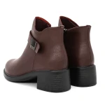 Puha női csizma 2915Q07 Burgundia » MeiShoes.ro