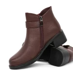 Puha női csizma 2915Q07 Burgundia » MeiShoes.ro