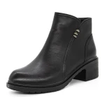 Tavaszi-őszi női csizma 80235-11 Fekete » MeiShoes.ro