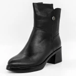 Tavaszi-őszi női csizma 220751 Fekete » MeiShoes.ro