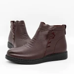 Tavaszi-őszi női csizma 955703 Burgundia » MeiShoes.ro