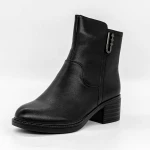 Tavaszi-őszi női csizma 989383 Fekete » MeiShoes.ro