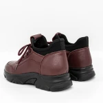 Puha női csizma M3077 Burgundia » MeiShoes.ro