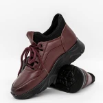 Puha női csizma M3077 Burgundia » MeiShoes.ro