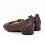 Női balerina cipő 1007-12 Burgundia » MeiShoes.ro