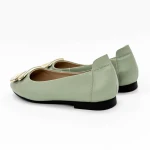 Női balerina cipő 6097 Zöld » MeiShoes.ro