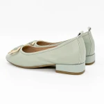 Női balerina cipő 6681 Zöld » MeiShoes.ro