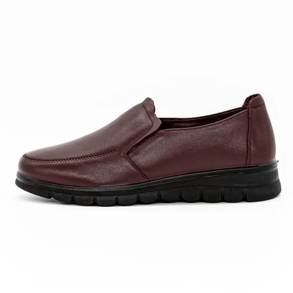 Női alkalmi cipő 6375 Burgundia » MeiShoes.ro