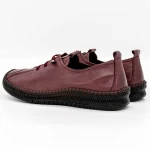 Női alkalmi cipő 2071 Burgundia » MeiShoes.ro