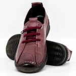 Női alkalmi cipő 2071 Burgundia » MeiShoes.ro