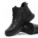 Tavaszi-őszi női csizma M1162 Fekete » MeiShoes.ro